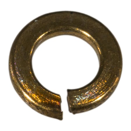 Midwest Fastener Split Lock Washer, For Screw Size #4 Bronze, Bronze Finish, 50 PK 61921